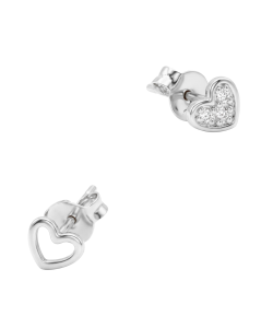 Heart Silver Stud Earring STS-7046
